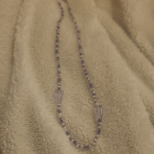 Elegant Purple Beaded Necklace